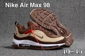 nike air max 98 retro 2018 riz brun